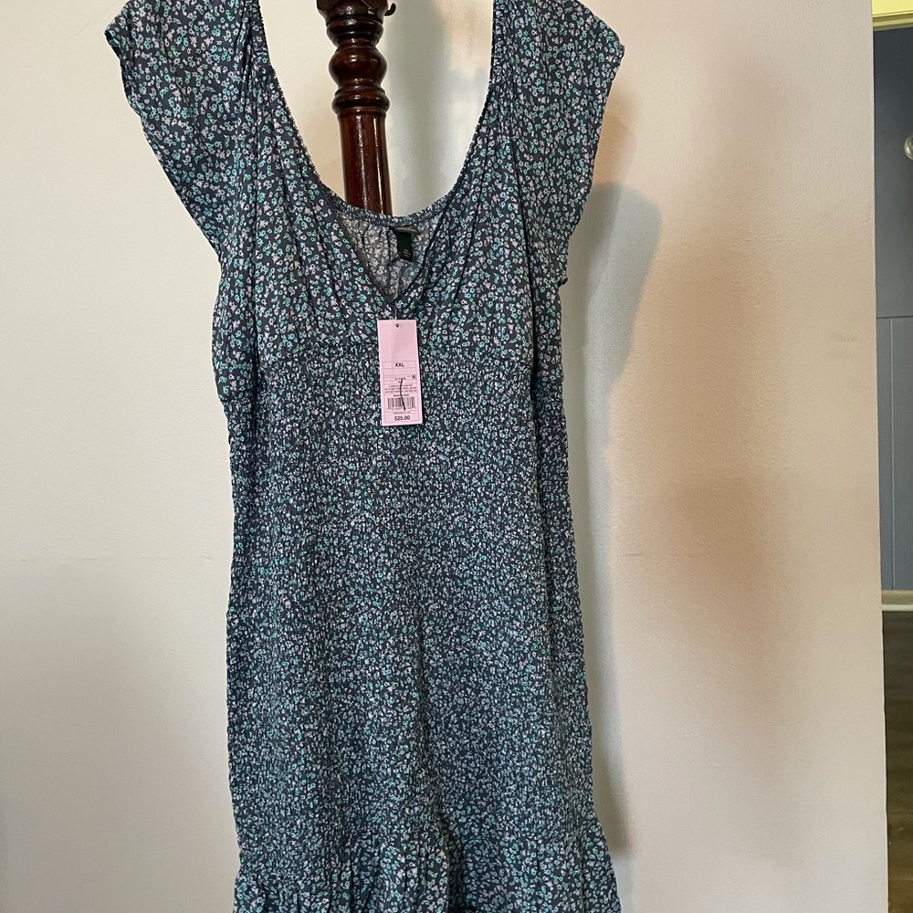 Floral summer bodycon dress